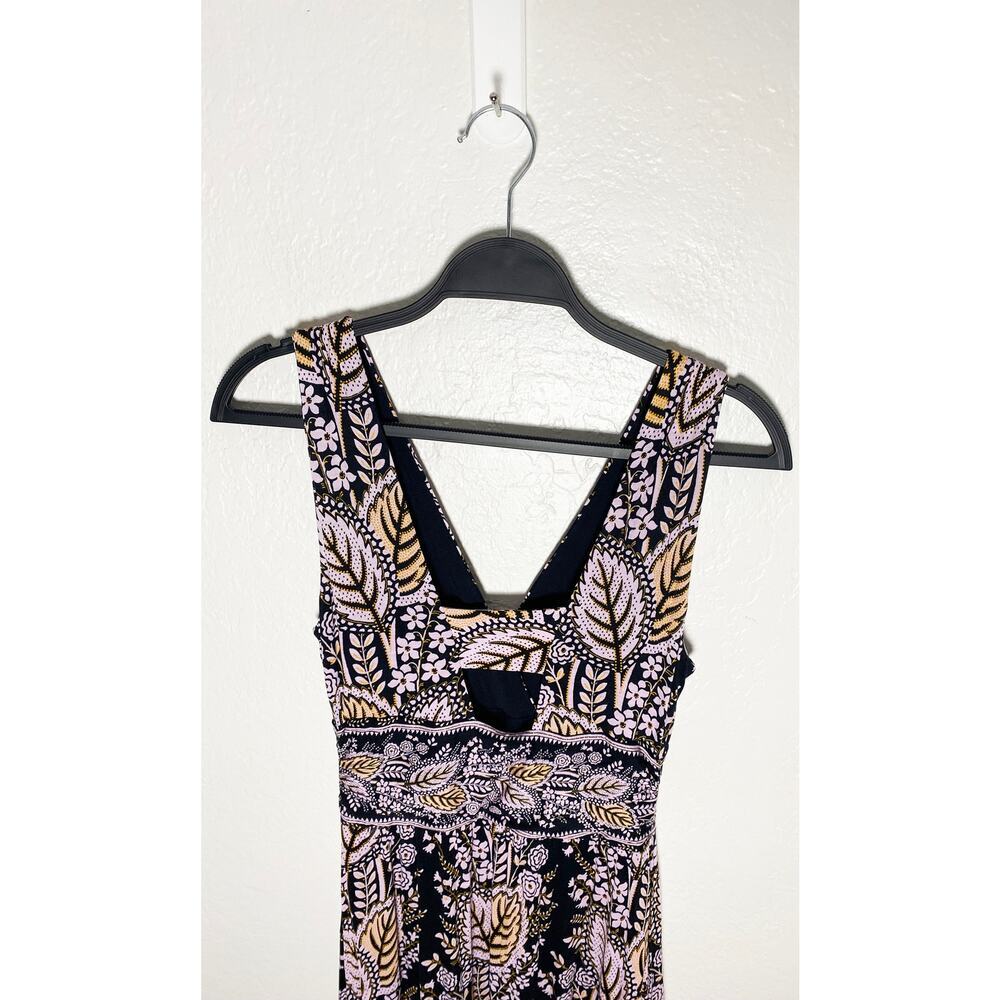 Maeve X Anthropologie Giulietta Tiered Maxi Full Length Dress Floral Sleeveless - Picture 8 of 14